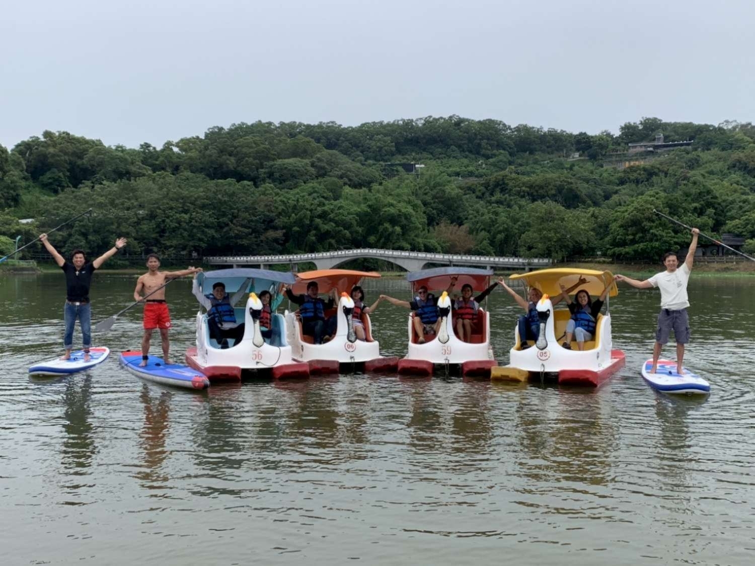 SUP水上嘉年華漂浮瑜珈、水上特技 15日登場來青草湖消暑一夏